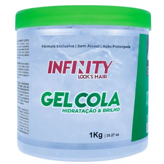 GEL COLA INFINITY 1KG 1 OU 3 UNIDADES AÇÃO PROLONGADA