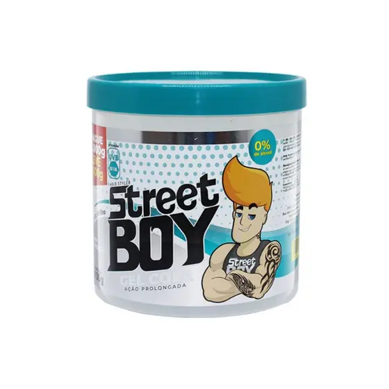 Gel Cola Street Boy Extra Forte – 300g | 500g | 1,1Kg Fixação Prolongada