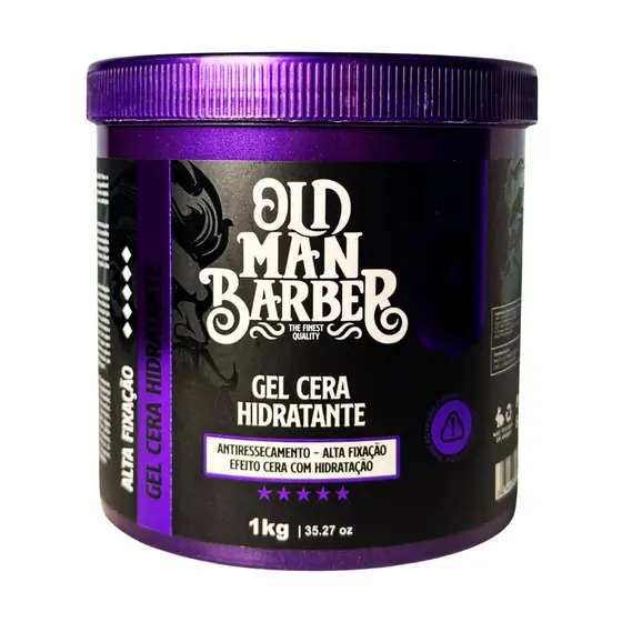 GEL CERA HIDRATANTE OLD MAN BARBER - 1KG , 500G E 300G