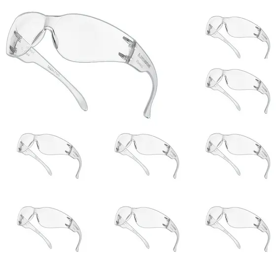 5 Oculos De Proteção Segurança Epi Oval Águia Obra