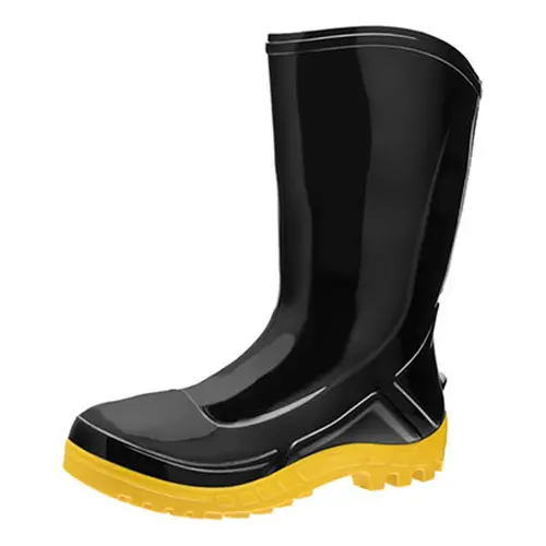 Bota Pvc Impermeável Motoboy Vulcaflex Sola Amarela Epi Cano Médio