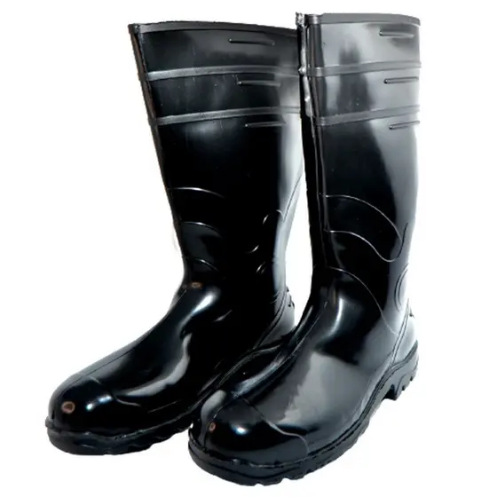 Bota galocha PVC Bracol cano longo impermeável borracha
