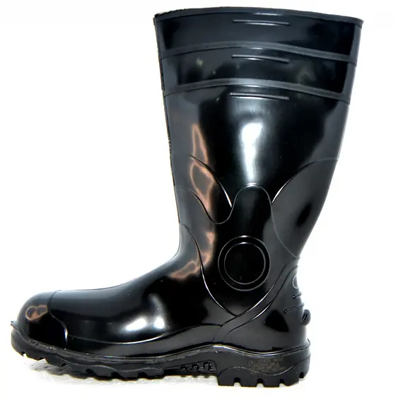 Bota Bico de Ferro Aço Bracol Com Ca Pvc Limpeza Trabalho