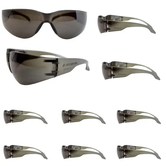 Kit C/ 10 Oculos de Proteção Escuro Epi Uva/uvb Deltaplus