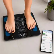 Balança Digital Bioimpedância corporal Bluetooth 180kg  app