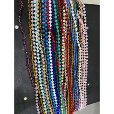 Corrente para óculos pedrinha cristal feminino chic