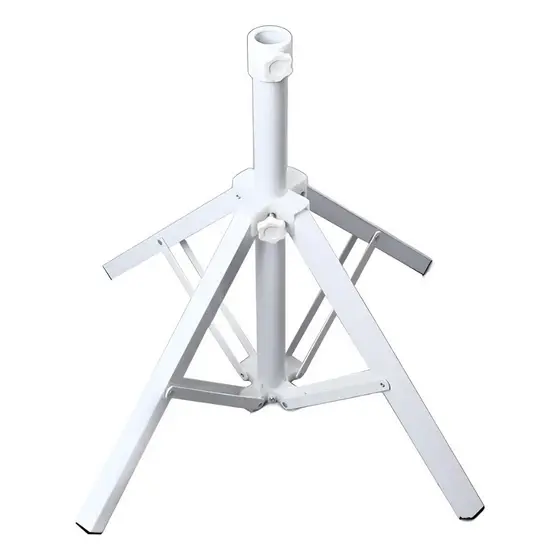 Suporte de Guarda Sol em Metal Branco