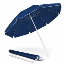 Guarda-sol Gigante Azul 2,2m Ajustável Uv Praia Piscina