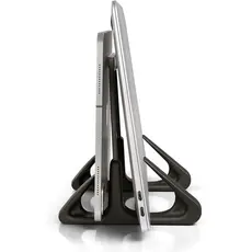 Suporte de mesa vertical para notebook e tablet reforçado - Octoo, Black - LiteStand Vertical
