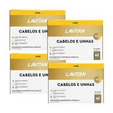Lavitan Hair Cabelos E Unha Cimed4x 60 Cápsulas com Biotina