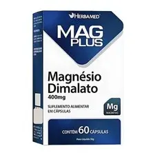 Mag Plus Magnésio Dimalato 60 capsula Herbamed