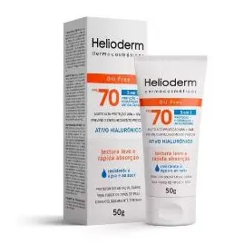 Protetor solar Facial Helioderm FPS70 sem cor