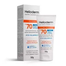 Protetor solar Facial Helioderm FPS70 sem cor