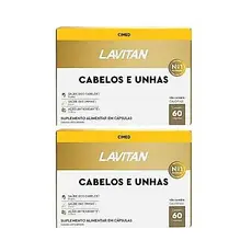 Kit 02 Lavitan Hair Cabelos e Unhas  60 cápsulas Cimed