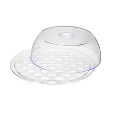 Porta Bolo Boleira Extra Grande com Tampa Transparente Plástico Cristal