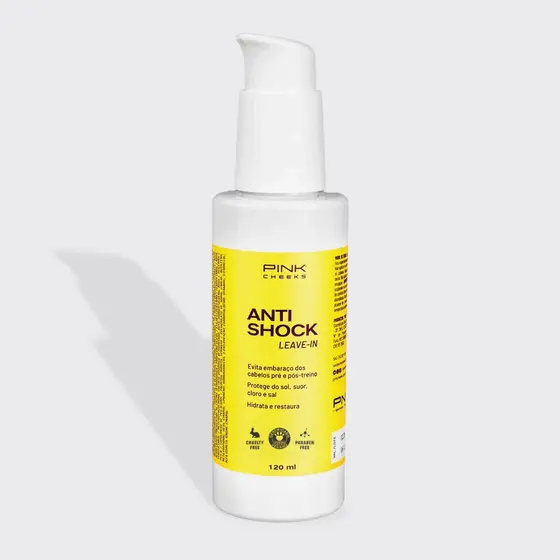 Leave-in Pre Treino Capilar AntiShock 120ml PINK CHEEKS Original