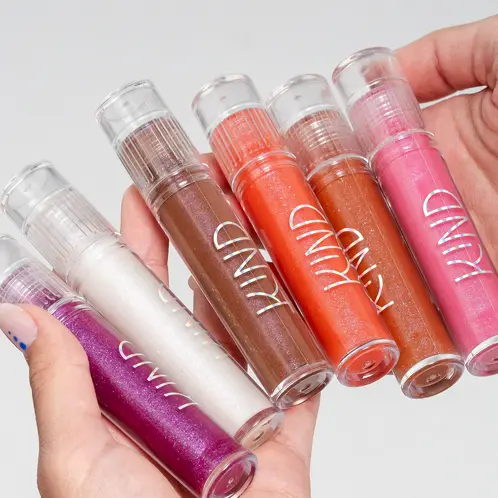 Gloss labial com Brilho Hidratante cores 4,5g Kind Beauty and Care