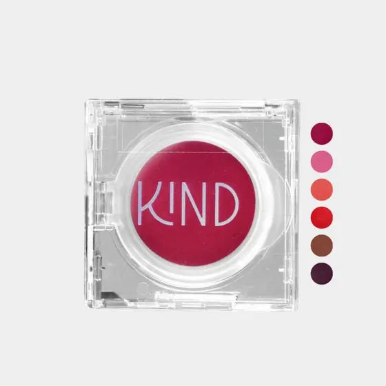 Blush Cremoso 3 em 1 Kind Beauty 5g FPS 15 Sombra Batom e Blush Cores
