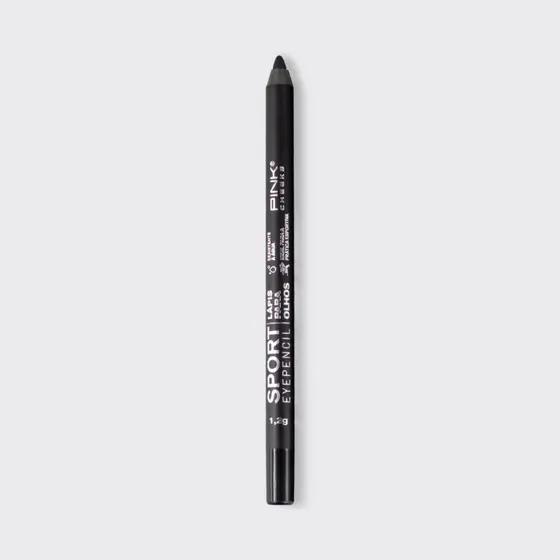 Lápis para Olhos Sport Eyepencil Preto 1,2g Pink Cheeks | À Prova D'Água e Longa Duração