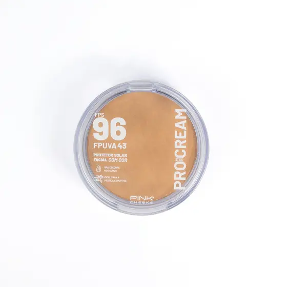 Protetor Filtro Solar Cremoso com Cor Pro Cream FPS96 PINK CHEEKS Promoção