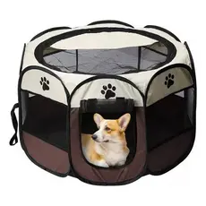 Casinha de cachorro grande portátil dobrável para cachorros e gatos resistente
