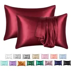 Fronha de Cetim Luxo 70x50cm Antifrizz para Cabelos Lisos Cacheados e Pele
