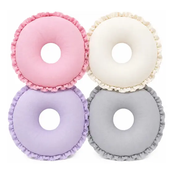 Kit 4 Rosquinhas De Amamentação Algodão Antialérgica Lavável
