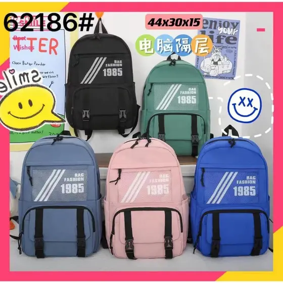 Mochila Escolar Feminina Resistente estudantil Passeio Coreano Grande Capacidade