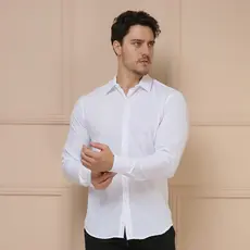 Camisa Social Masculina Manga longa Slim Fit Casual Mega Oferta