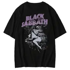 Camisa Banda Black Sabbath Unissex Rock N Roll Camiseta Basica Heavy Metal Caveira