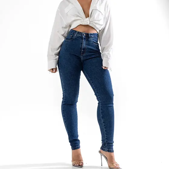 Calça Jeans Consciência Jeans Mom com Elastano/ Lycra