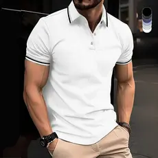 Camisa Gola POLO Masculina Básica Piquet Lisa Uniforme Queima Estoque