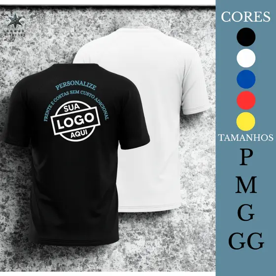 Blusa Esportiva Dry Fit Academia Corrida Treino Premium Pros Personalizada Com Sua Foto marca Empres