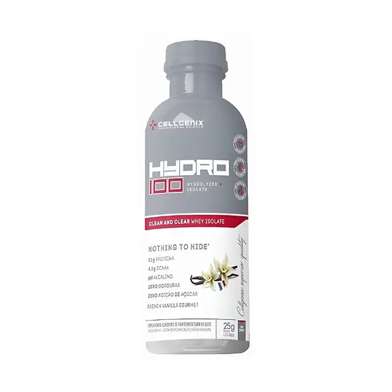 Hydro 100 Whey Protein Isolado Dose única - Cellgenix
