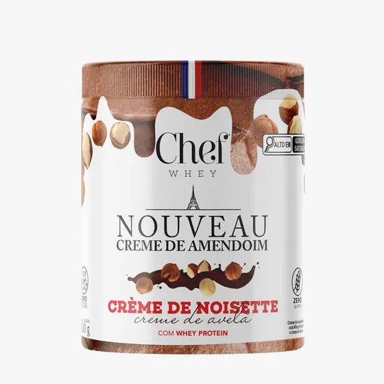 Pasta de Amendoim Com Proteína Whey Protein 600g e 1.05Kg - Chef Whey