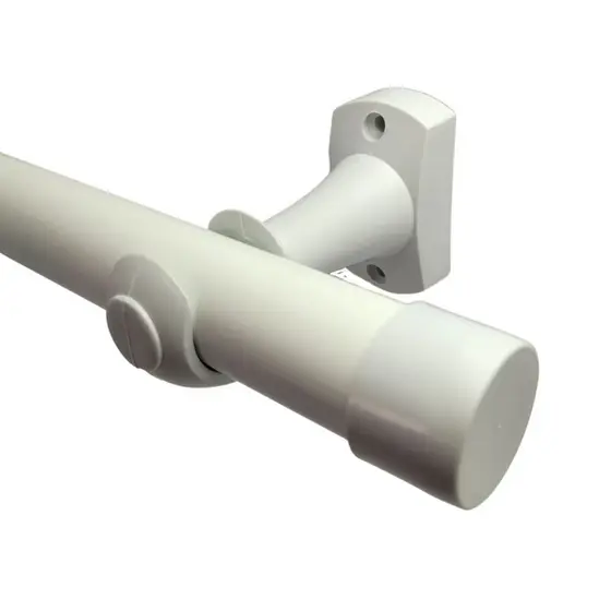 KIT VARÃO DE AÇO SIMPLES 1 METRO 28MM COM PINTURA ELETROSTÁTICA