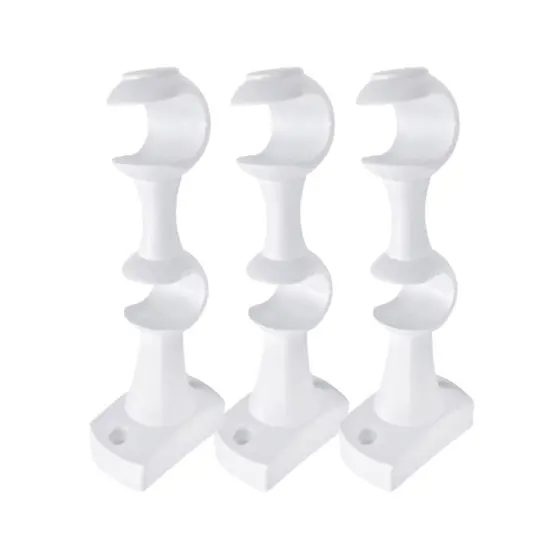 SUPORTE PARA VARÃO DUPLO 3 UNIDADES 19/19 mm