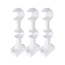 SUPORTE PARA VARÃO DUPLO 3 UNIDADES 19/19 mm