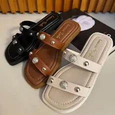 Sandália Papete Feminina Birken Rasteirinha Confortável Promoção Relampago REF 220