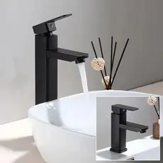 Torneira Banheiro De Aço Inoxidável Para Bancada Torneira De Banheiro Mista De Água Quente E Fria