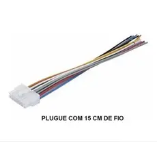 Chicotes Rabicho Mini Fit 16 Vias Para Instalação de Módulos de subida Automotivos