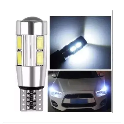 Par Lâmpadas T10 Ultra LED Pingo 10 LEDs Branca com Canbus