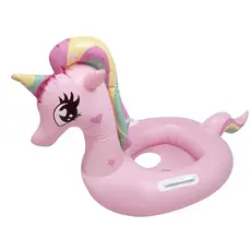 Boia Unicornio Glitter Redonda Infantil Piscina Mar - 70cm