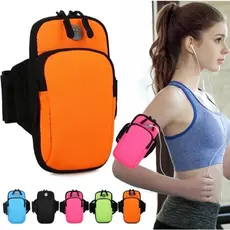 Pochete Fitness Bolsa De Braço Para Celular Prova De Sour/Braçadeira Titular Do Telefone Móvel Braço Guarda