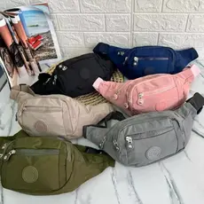 Bolsas pochete de cintura feminina e masculina de pano Oxford à prova d'água designer cintura banana