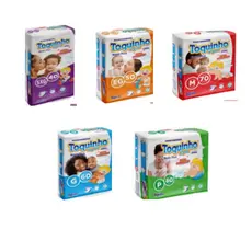 Fralda Toquinho de Gente Basic Plus Jumbo P M G EG SXG - Econômica