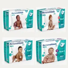 Fralda Personalidade Baby Plus Hiper M G XG XXG - Ultra Absorção