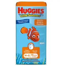 Fralda para Piscina e Mar Huggies Little Swimmers - M/G ou G/XG
