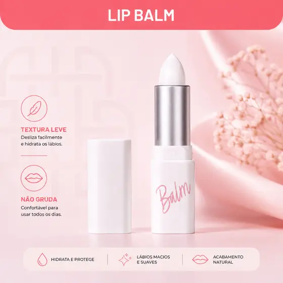 Hidratante Labial Lip Balm Com Oleos Naturais Ana Hickmann