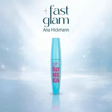 Máscara de Cílios Cílios de Boneca Efeito Volume e Definição Fast Glam Ana Hickmann